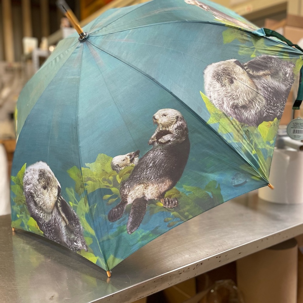 Sea otter stick umbrella